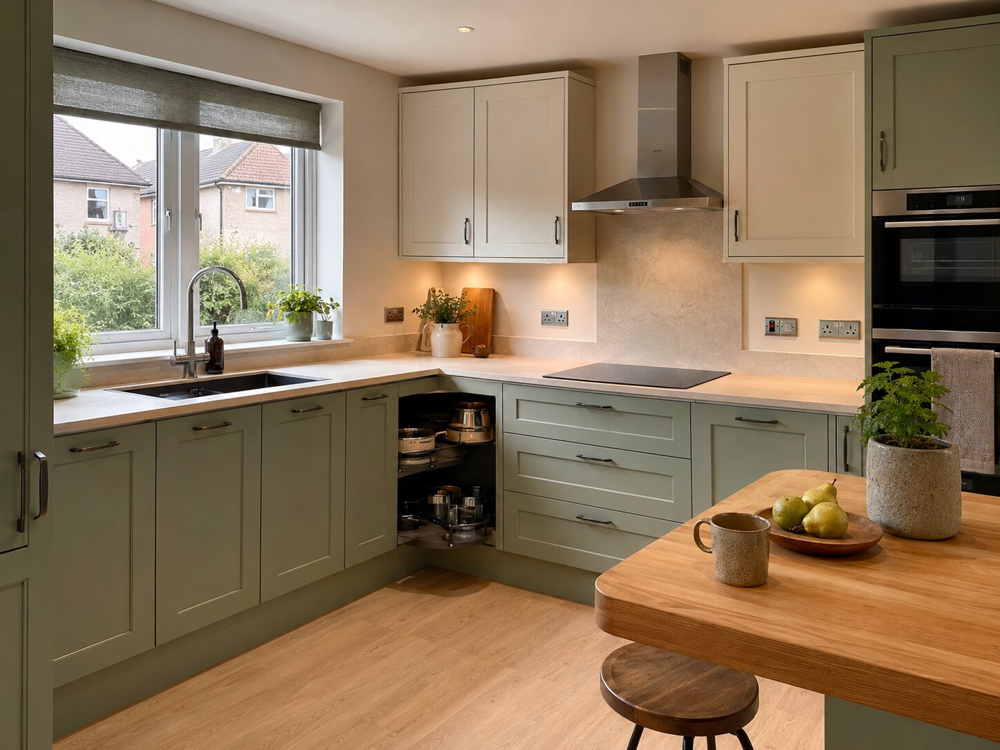L-shaped kitchen layout inspiration